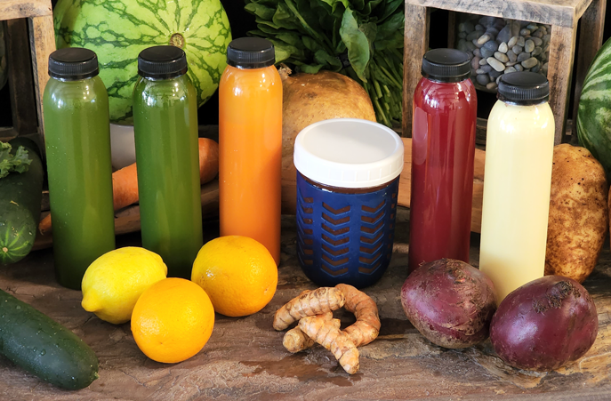 Juices and Veggies offered during the Juice Cleanse